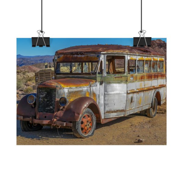 Old Rustic Truck in Nevada Poster