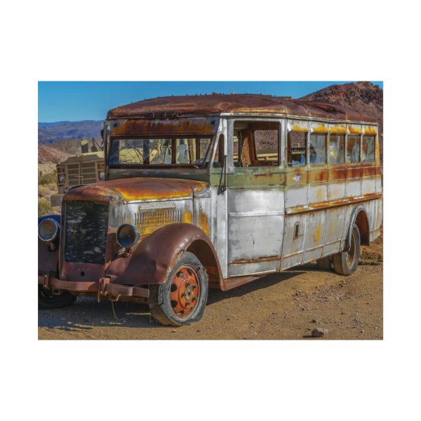 Old Rustic Truck in Nevada Poster