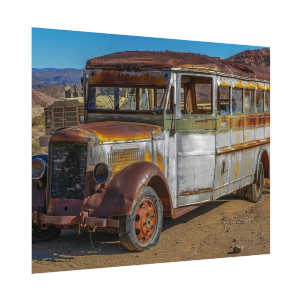 Old Rustic Truck in Nevada Poster