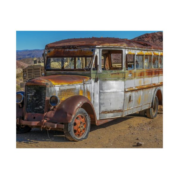 Old Rustic Truck in Nevada Poster