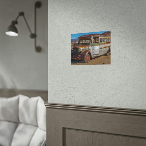 Old Rustic Truck in Nevada Poster
