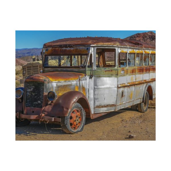Old Rustic Truck in Nevada Poster