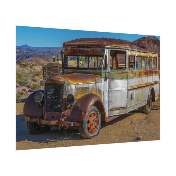 Old Rustic Truck in Nevada Poster