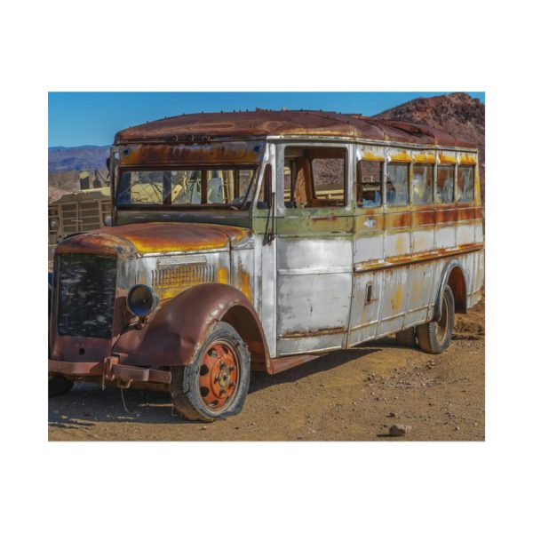 Old Rustic Truck in Nevada Poster