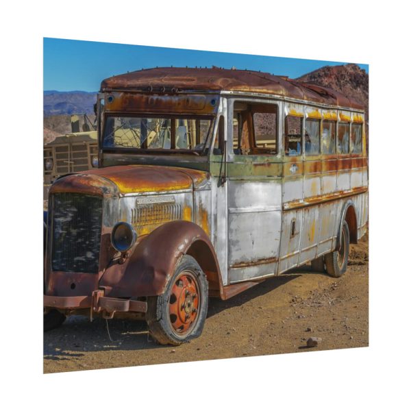 Old Rustic Truck in Nevada Poster