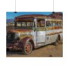Old Rustic Truck in Nevada Poster