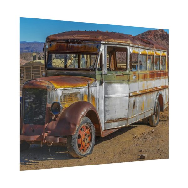 Old Rustic Truck in Nevada Poster
