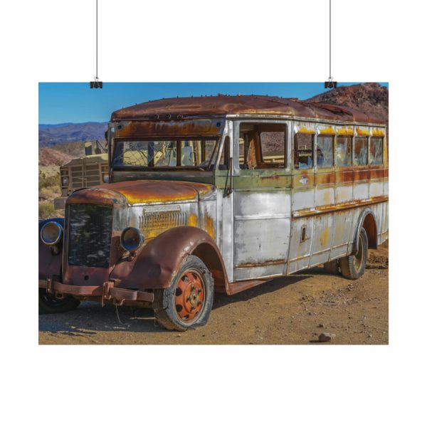 Old Rustic Truck in Nevada Poster