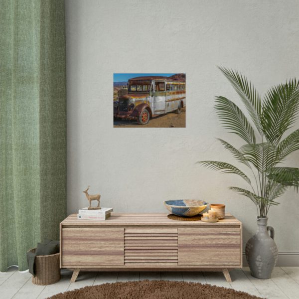 Old Rustic Truck in Nevada Poster