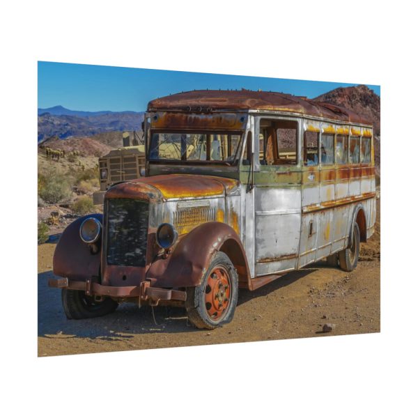 Old Rustic Truck in Nevada Poster