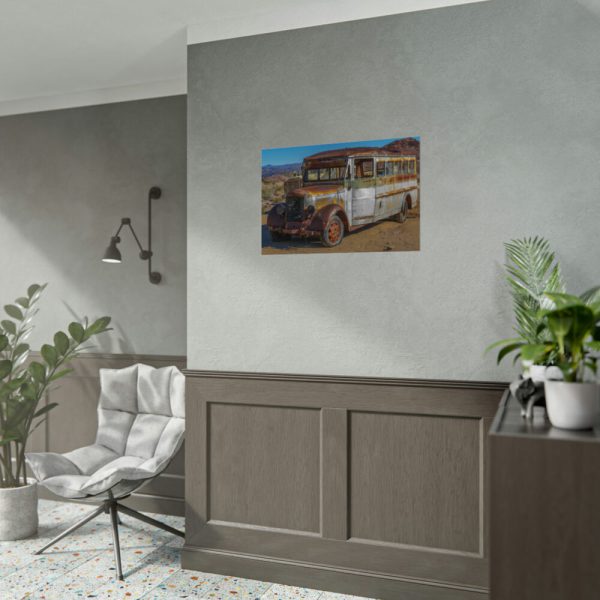Old Rustic Truck in Nevada Poster