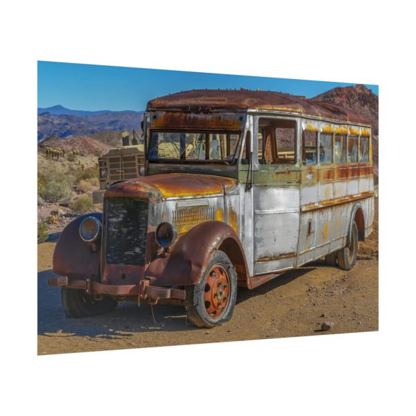Old Rustic Truck in Nevada Poster