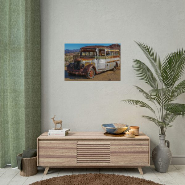 Old Rustic Truck in Nevada Poster