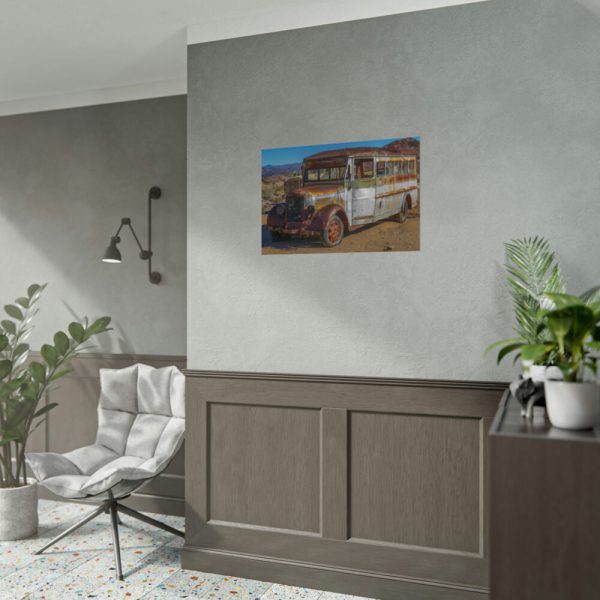 Old Rustic Truck in Nevada Poster