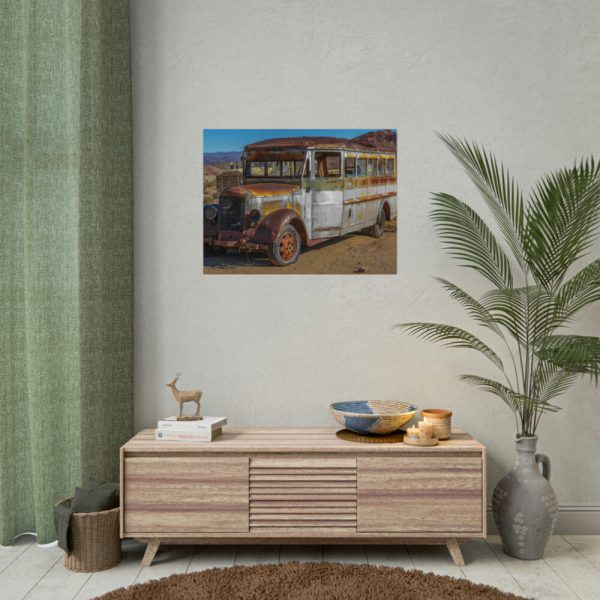 Old Rustic Truck in Nevada Poster