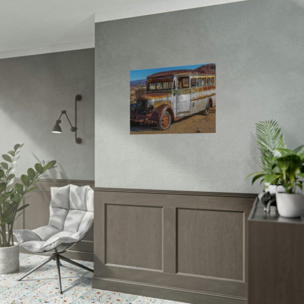 Old Rustic Truck in Nevada Poster