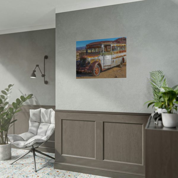 Old Rustic Truck in Nevada Poster