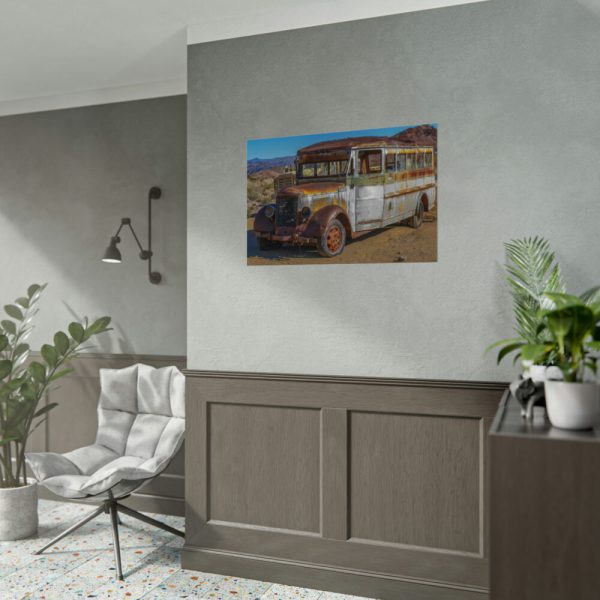 Old Rustic Truck in Nevada Poster