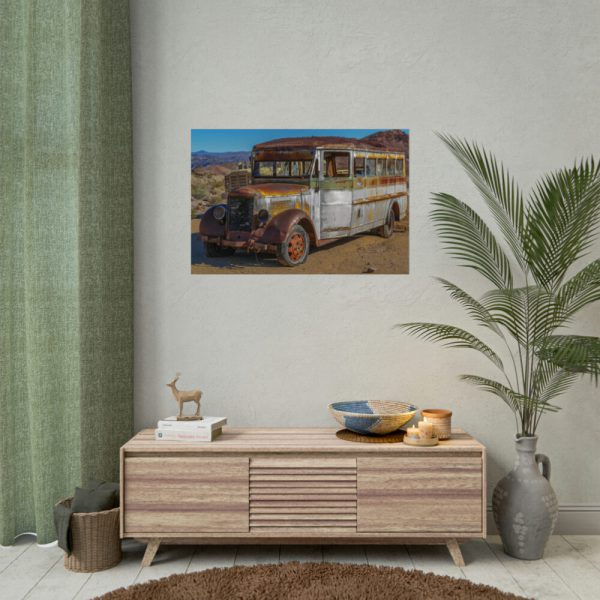 Old Rustic Truck in Nevada Poster