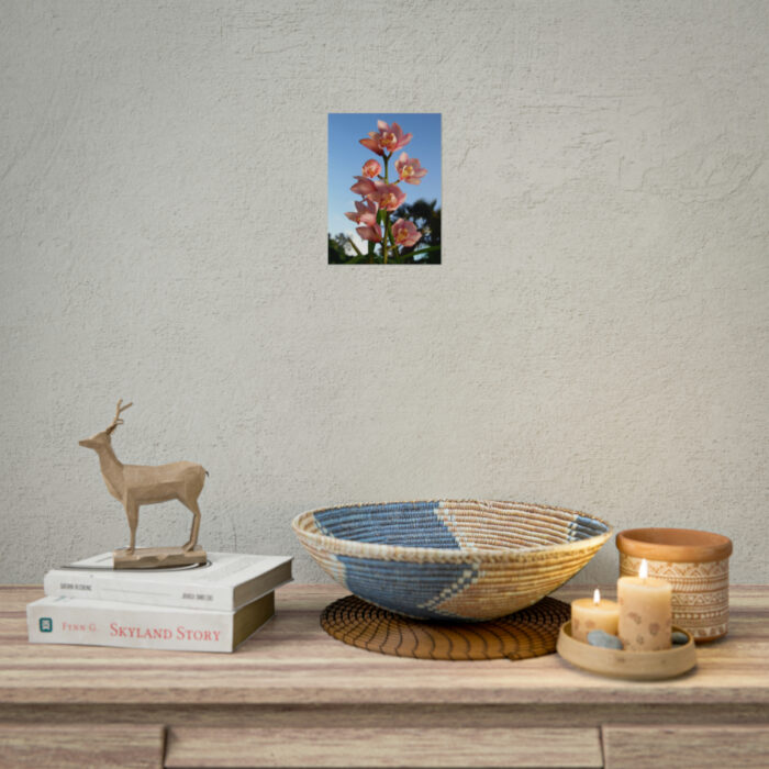 Pink Orchid Flowers Poster - Image 29