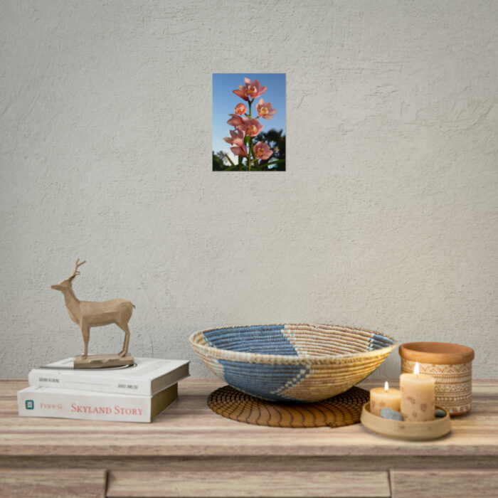 Pink Orchid Flowers Poster - Image 24