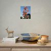 Pink Orchid Flowers Poster
