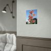 Pink Orchid Flowers Poster