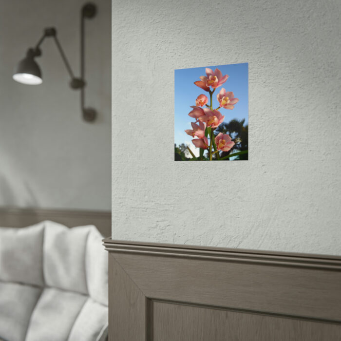 Pink Orchid Flowers Poster - Image 40