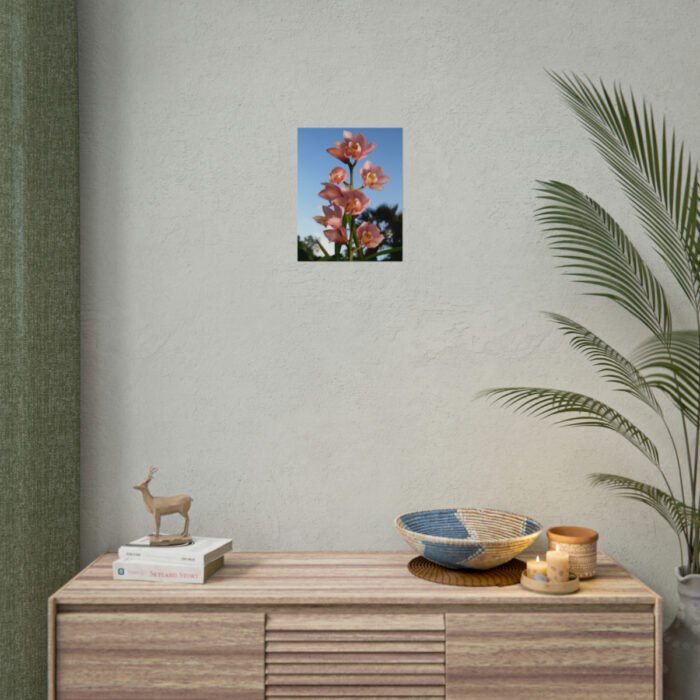 Pink Orchid Flowers Poster - Image 74
