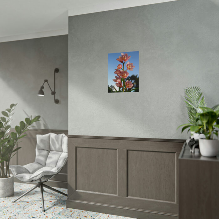 Pink Orchid Flowers Poster - Image 145