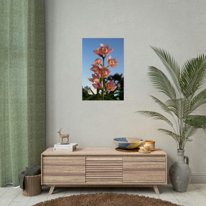 Pink Orchid Flowers Poster - Image 204