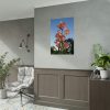 Pink Orchid Flowers Poster