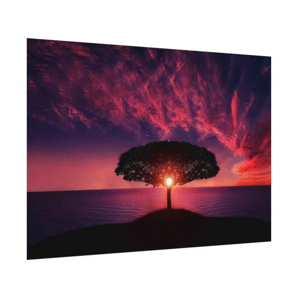 92408-10.jpg Breathtaking Red and Purple Sky Poster