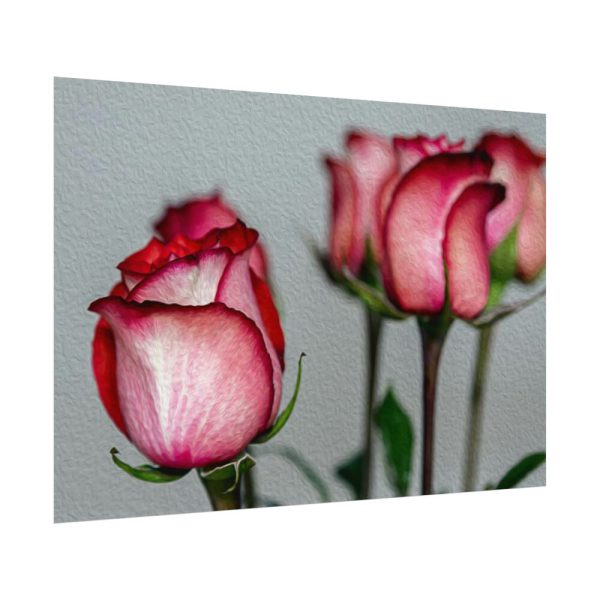 92408-142.jpg Red Oil Rose Poster