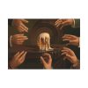 92408-16.jpg Seven Male Hands Encircling a Mug of Beer Poster