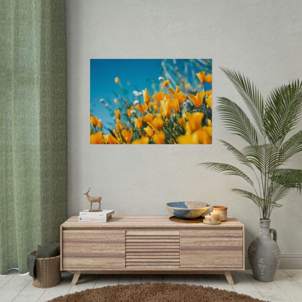 92408-219.jpg Orange Petaled Flowers Poster