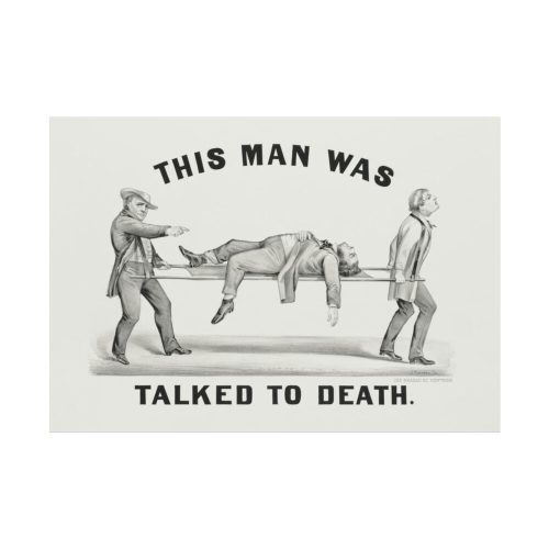 This Man was Talked to Death Poster