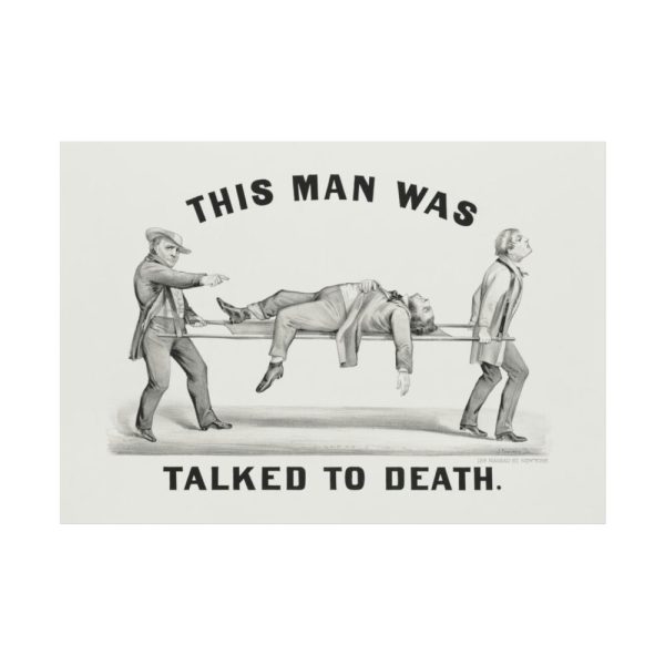 This Man was Talked to Death Poster