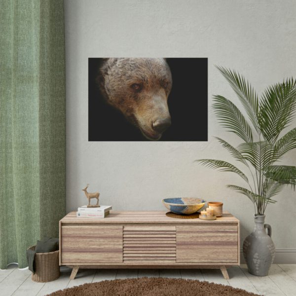 92408-325.jpg Bear Head Artistic Poster