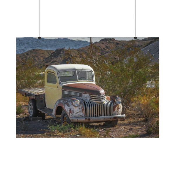 Truck in Ghost Town Poster