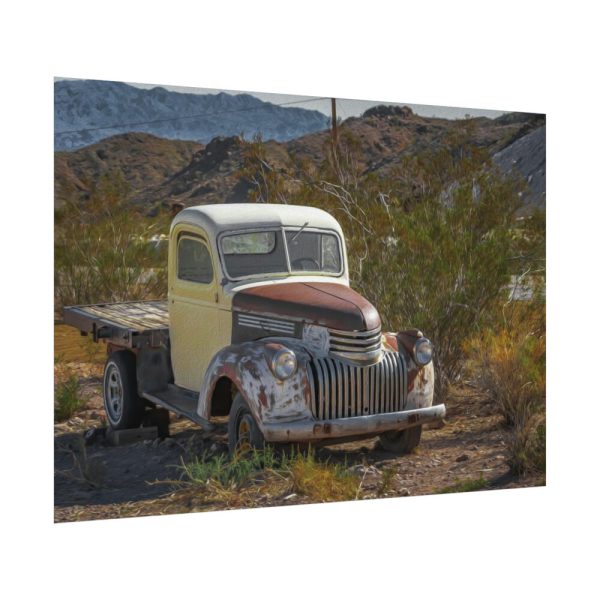 Truck in Ghost Town Poster