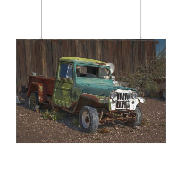 92408-333.jpg Abandoned Truck in Nevada Poster