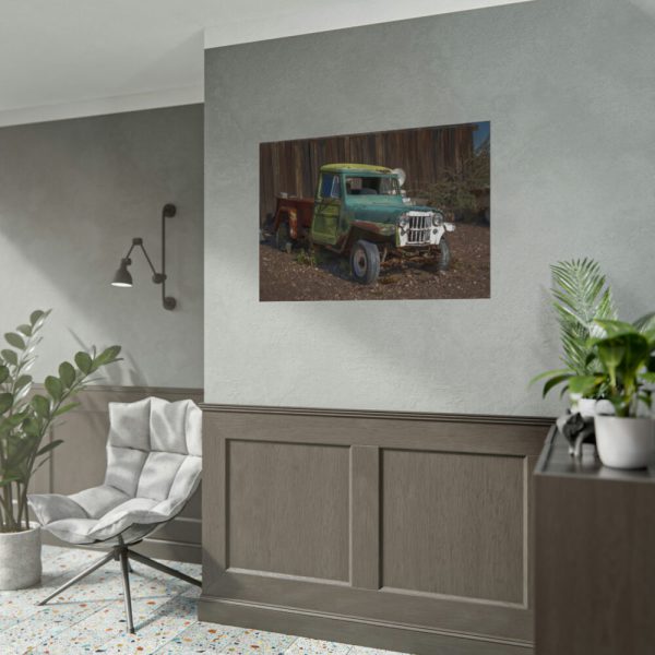 92408-336.jpg Abandoned Truck in Nevada Poster