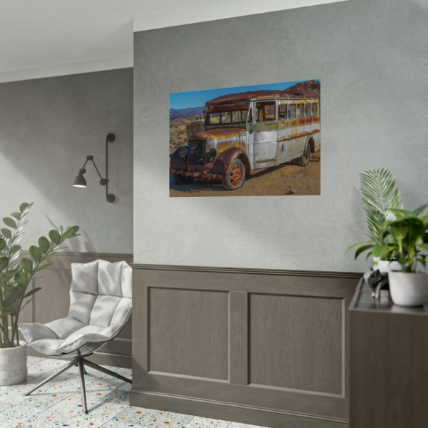 Old Rustic Truck in Nevada Poster