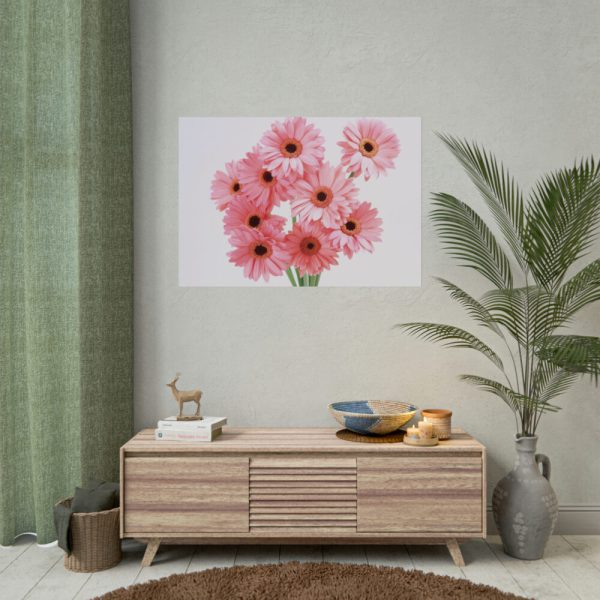 92408-390.jpg Pink Gerbera Daisies Poster