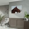 92408-411.jpg The Side of the Head of a Brown Horse Poster