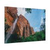 92408-484.jpg Sandstone Cliff with a Waterfall Poster