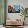 92408-485.jpg Sandstone Cliff with a Waterfall Poster
