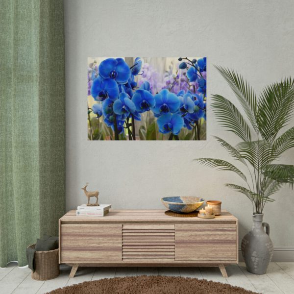 Blue Orchids Poster