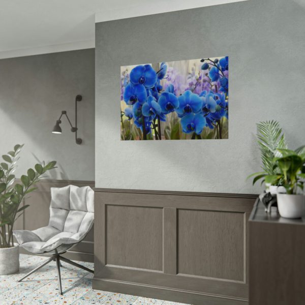 Blue Orchids Poster